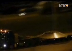 НЛО везли через город?